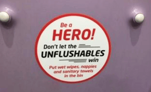 Dont Let the Unflushables Win Sign-1