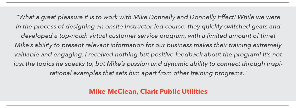 Online Training Review_Mike McClean_Clark Public Utilities